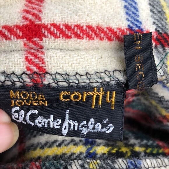 ✨VINTAGE✨ Plaid Women's Skirt with Buckle Detail - Picture 4 of 14